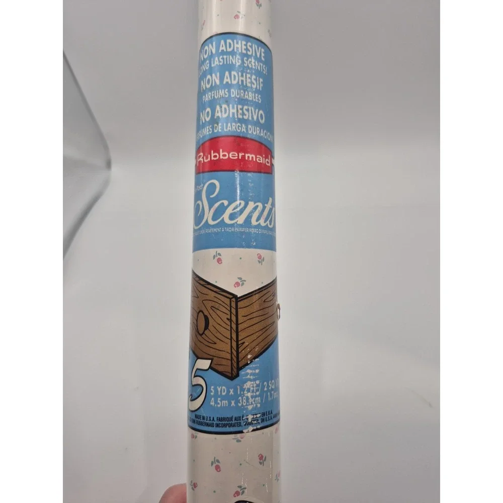Rubbermaid Contact Paper Roll Scents Baby Powder 5 Yards X 1.2 Feet 1996 VTG New